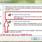 Padlocking your USB ports to prevent others stealing your data